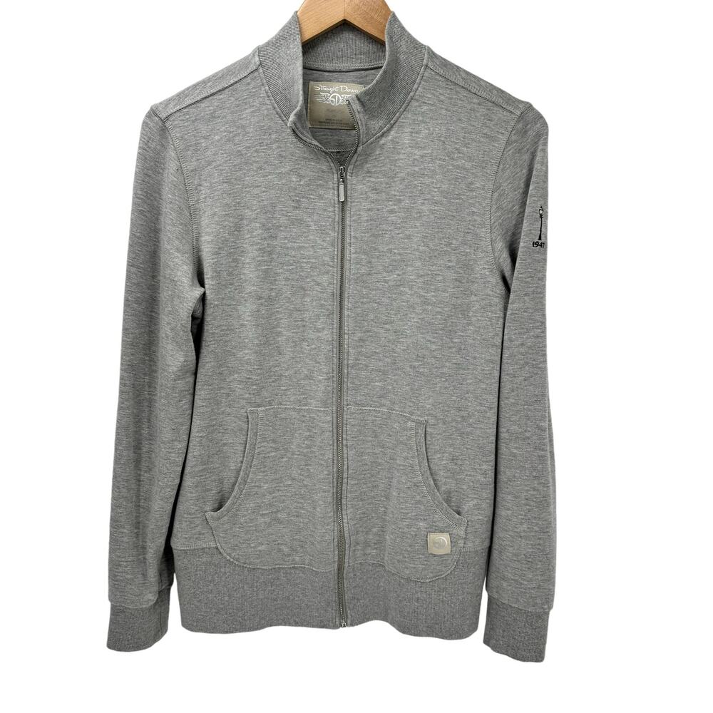 Straight Down Jacket Womens Medium Gray Full Zip‎ Carmel Country Club Charlotte